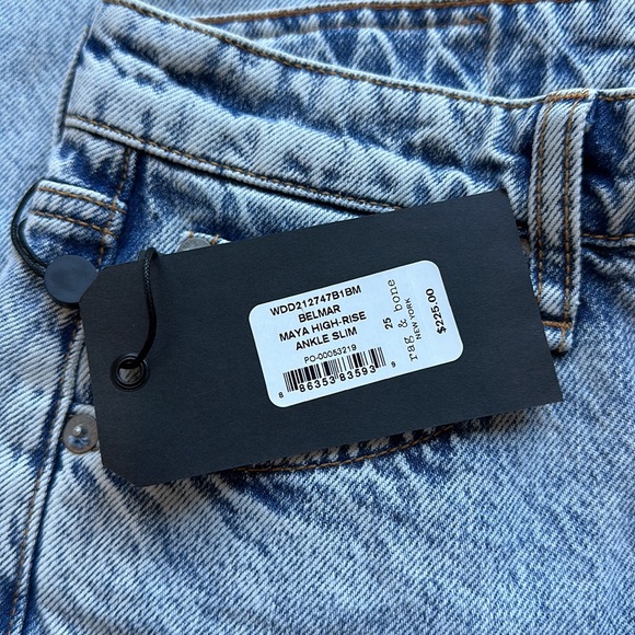 NWT rag & bone Maya High-Rise Ankle Slim in Belmar size 25 $225 - Picture 11 of 14